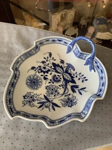 Hutschenreuther Porzellan Schale Blattschale Zwiebelmuster 21,5x18,5 cm - Bild 1 von 2