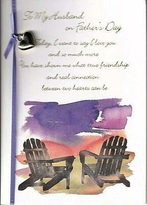 TARJETA PAPIRO DÍA DEL PADRE NIP (PRECIO DE VENTA SUGERIDO POR EL FABRICANTE $5,95) TARJETA CORAZÓN MARIDO (Q10) Foto 1 de 2