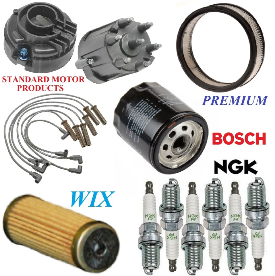 Настраиваемый комплект фильтров крышка провода свечи зажигания для CHEVY S10 V6 2,8 л; полный привод; 2 барр. 1985 - Изображение 1 из 1