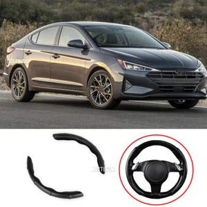 15" Non-Slip Black Car Steering Wheel Booster Cover Interior For Hyundai Elantra - Picture 1 of 11
