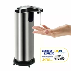 Dispenser Automatico per Sapone Mani gel 280ml Erogatore Sensore a Infrarossi - Foto 1 di 8