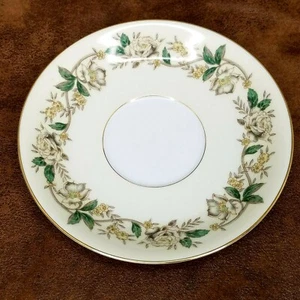 Noritake China Saucer White Rose 5020 1940s Japan - Picture 1 of 4