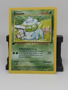 Pokemon - Base Set - Bulbasaur 44/102 - Bisasam 1st Edition - GERMAN - NM - Picture 1 of 2