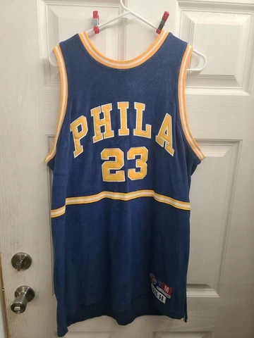 Reebok Hardwood Classics Mens M Richardson PHILA Basketball Jersey Cover