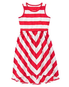 NWT Gymboree Star Spangled Summer July 4th Red Knit Maxi Dress 4 5 6 7 8 Girls - Picture 1 of 2