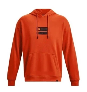 Under Armour XL Project Rock Veteran's Day Heavyweight Hoodie Orange 1382154-813 - Bild 1 von 8