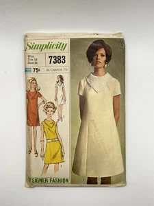 Simplicity 1967 Schnittmuster #7383 Zeltkleid Gr. 18 Brustweite 38 Hüfte 40 Schnitt - Bild 1 von 2
