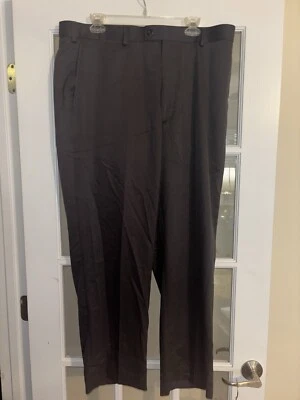 Pantalones de negocios Braggi gris medio para hombre frente plano 38x30 nuevos con etiquetas  Foto 1 de 3