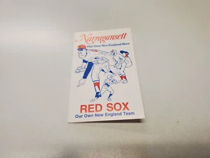 RS20 Boston Red Sox 1975 MLB Baseball Pocket Schedule - Narragansett Beer - Picture 1 of 2