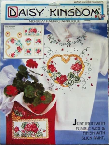 Daisy Kingdom "SUMMER FAVORITES" Stoffapplikationen zum Aufbügeln ohne Nähen #6395 - Neu! - Bild 1 von 3