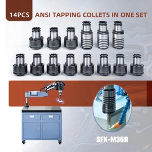 14PCS TC820 ANSI Collet Holder Tap Torque Collet for M36R Tapping Machine - Picture 1 of 14