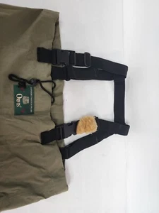 Men’s Orvis Green Bootfoot Fishing Bib Waders Suspenders Neoprene Boots Size M - Picture 1 of 12