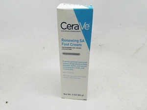 CeraVe Renewing SA Foot Cream Softens Extremely Dry Rough Cracked Skin DAMAGED - Picture 1 of 1