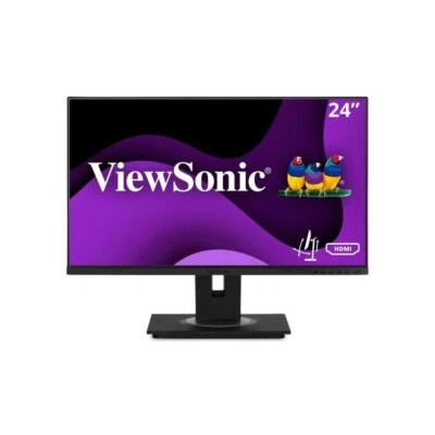 Viewsonic VG Series VG2448a 61 cm (24") 1920 x 1080 Pixel Full HD LED Nero - Immagine 1 di 4