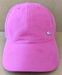Nike S1ZE Pink / Light Red Baseball Hat Cap Adjustable Lightweight Hook&Loop - Picture 1 of 9