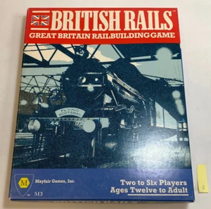 BRITISH RAILS MAYFAIR RAIL GAME  1984 UNUSED CONDITION UNPUNCHED VERY RARE - Picture 1 of 5