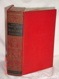 AUSGEWÄHLTE PROSA POESIE VON RUDYARD KIPLING 1937 HARDCOVER AUTORISIERT GUTER ZUSTAND  - Bild 1 von 6