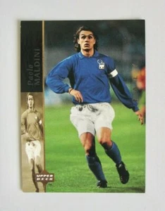 Vintage 1994 P Maldini Italy Upper Deck World Cup USA 94 Superstar Set Card #6 - Picture 1 of 2