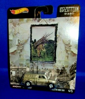 LED ZEPPELIN PREMIUM COLLECTOR HOT WHEELS '67 AUSTIN MINI VAN 4/5, NEW - Image 1 of 3