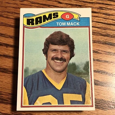 1977 TOPPS TOM MACK #265 LOS ANGELES RAMS FOOTBALL CARD  - Image 1 of 2
