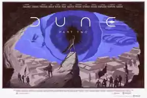 Poster stampa artistica DUNE PART TWO Laurent Durieux variante edizione NUOVO x/150 - Foto 1 di 1