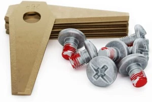 MOWHOUSE 9x cuchillas de repuesto para Bosch Indego - cuchillas de titanio para robot cortacésped - Imagen 1 de 5