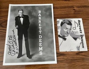 BARRETT DEEMS signed 8x10 s/w Promo Foto handsigniert Jazz Swing Schlagzeuger - Bild 1 von 2