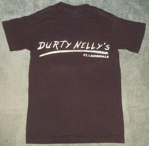 VTG 80s DURTY NELLY'S FT LAUDERDALE FL T SHIRT MEDIUM BAR RESTAURANT 70s FLORIDA - Picture 1 of 5