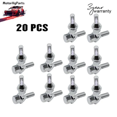 20PCS Wheel Lug Nuts For Jeep Cherokee Compass Dodge Dart Chrysler 200 12-22 Foto 1 de 4
