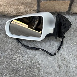 OEM Left Side Mirror – 2006 Audi A6 Avant – Driver Side – Power – Painted White - Picture 1 of 4