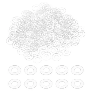 240Stk M5 PVC-Unterlegscheiben,5mm ID,10mm AD,0,3mm dick,transparent - Bild 1 von 7