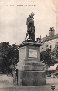 CPA 53 LAVAL - Statue d'Ambroise Pare - Imagen 1 de 2