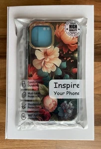 Protector Pantalla I Phone 12 Antigolpes Flores - Imagen 1 de 5