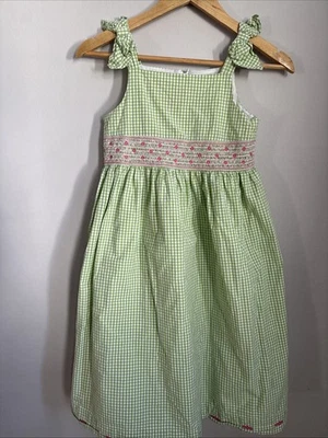 Vestido de guinga vintage 2012 Gymboree celebraciones de Pascua ajustado preparación retro s12 Foto 1 de 4