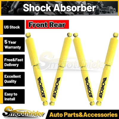4pcs Monroe Front Rear Shock Absorber For 1985 1986 1987 Ford F-350 6.9L - Image 1 of 4