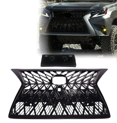 Front Upper Grille For Lexus GX460 2014-2022 Assembly Gloss Black USA - Image 1 of 4