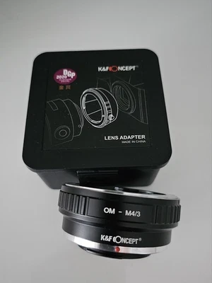 K&F Concept Lens, Adapter OM-M4/3,  OM Objektive an Micro 4/3 four thirds - Bild 1 von 4
