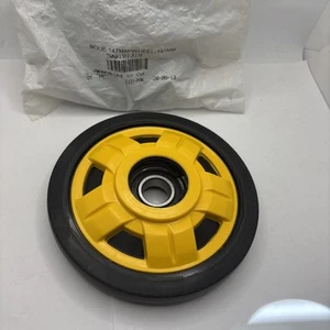 Ski-Doo 503191319 Yellow 147mm Wheel Assembly MXZ Renegade Summit Skandic Tundra - Picture 1 of 7