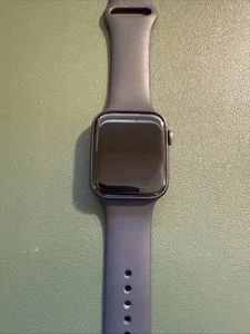 Apple Watch Series 5 44mm Space Gray Aluminum Case Black Sport Band (GPS Only) - Photo 1 sur 16