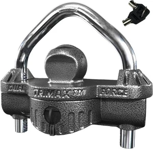 Universal Dual Purpose Trailer Coupler and U-Lock UMAX50D TRIMAX - Foto 1 di 9