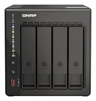 QNAP TS-453E - NAS - Tower - Intel Celeron - J6412 - Schwarz (TS-453E-8G) - Image 1 of 1