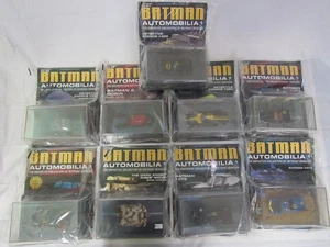 Lot (9) Eaglemoss DC 1:43 Diecast Batman Batmobile & Vehicles Sealed MIP LA896 - Picture 1 of 10
