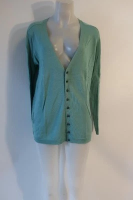 Suéter cárdigan mujer Balenciaga tejido espuma de mar seda cachemir cuello en V 44US/L Foto 1 de 4