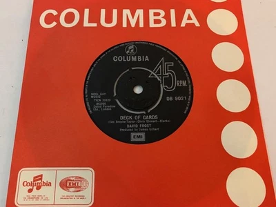 DAVID FROST Deck Of Cards / Zookeeper TV COMEDY 1972 UK Columbia DB9021 VG+ - Image 1 of 2