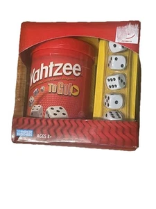 Yahtzee To Go Shake Score Dice Game Parker Brothers Travel Hasbro New 2005 - Picture 1 of 5