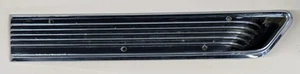 1966 CHRYSLER 300 RH FRONT FENDER LOUVER TRIM VENT ORNAMENT - Picture 1 of 6