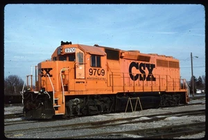 Original Rail Slide - CSXT 9709 Willard OH 1-14-1998 - Picture 1 of 1
