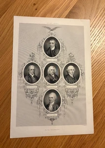 First Congress of the United States Engraving Henry Thomson Lee Randolph Duche - Picture 1 of 2