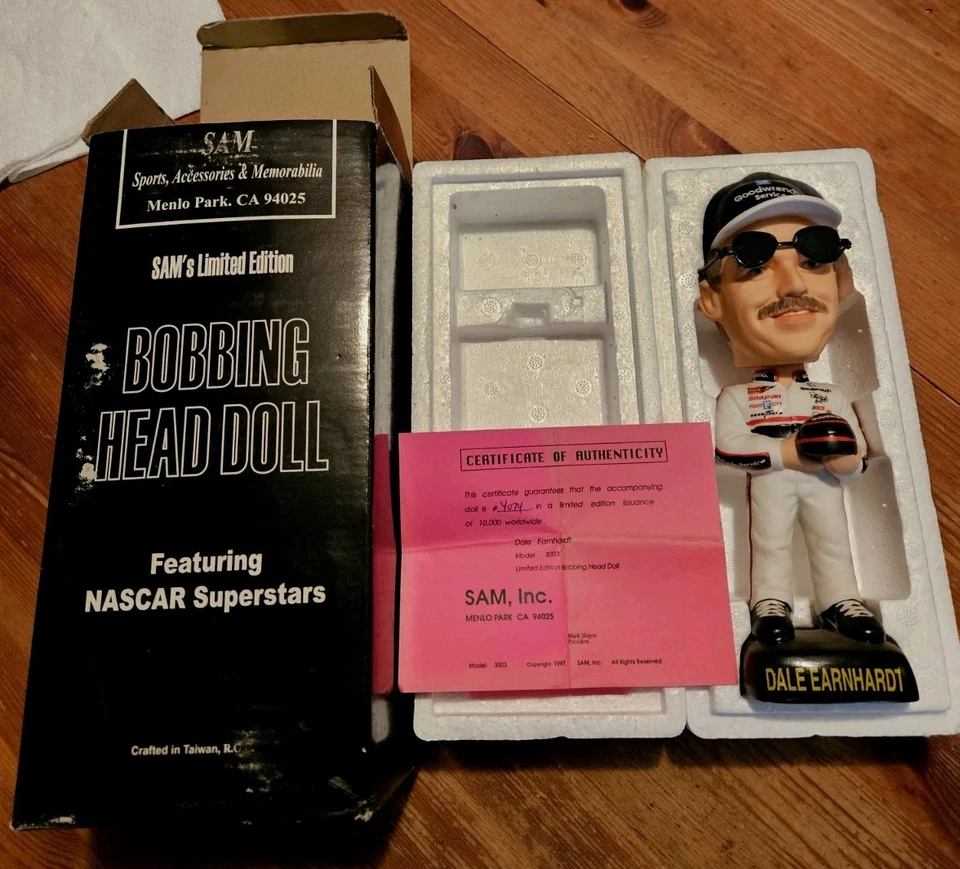 MUÑECA CABEZA BOBBING DALE WONHARDT 1997 EDICIÓN LIMITADA SAM/10.000 MODELO 3003 Foto 1 de 4