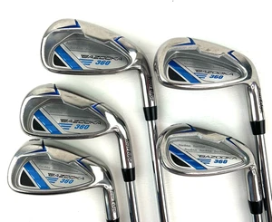 Tour Edge Bazooka 360 Irons #5, 6, 8, 9 & SW Set of 5 UniFlex Steel RH - Picture 1 of 13